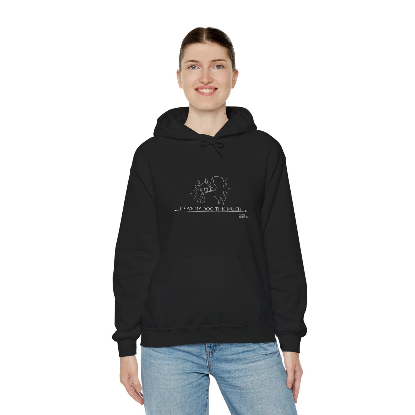 Unisex Hooded Sweatshirt - I Love My Dog This Much
