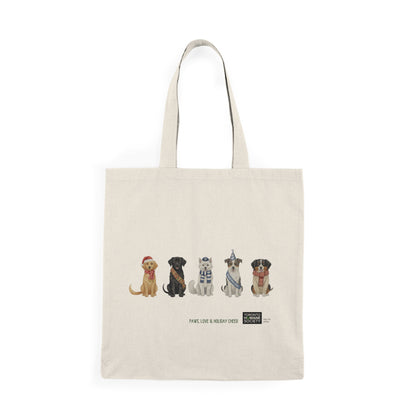 Tote Bag – Festive Dogs