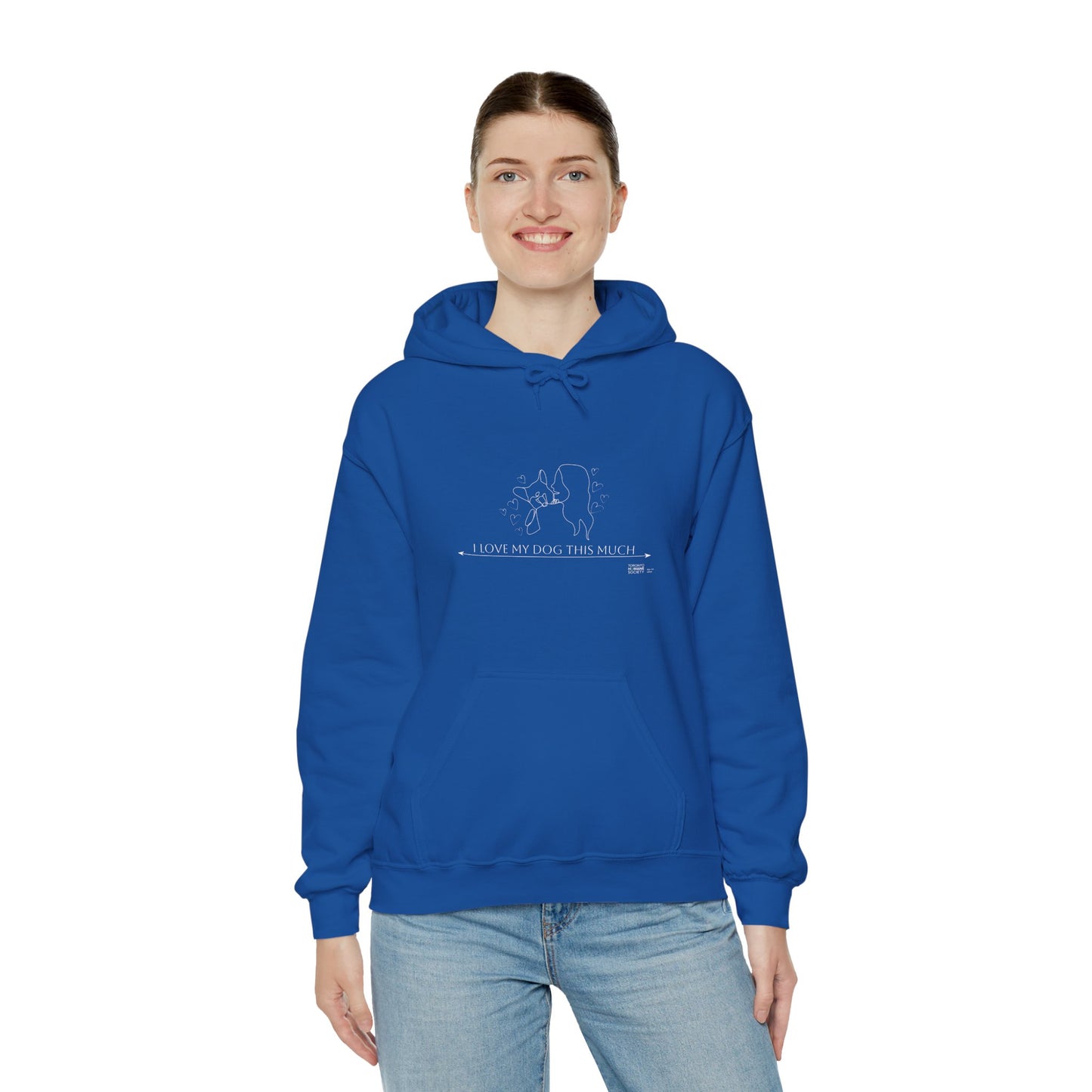Unisex Hooded Sweatshirt - I Love My Dog This Much