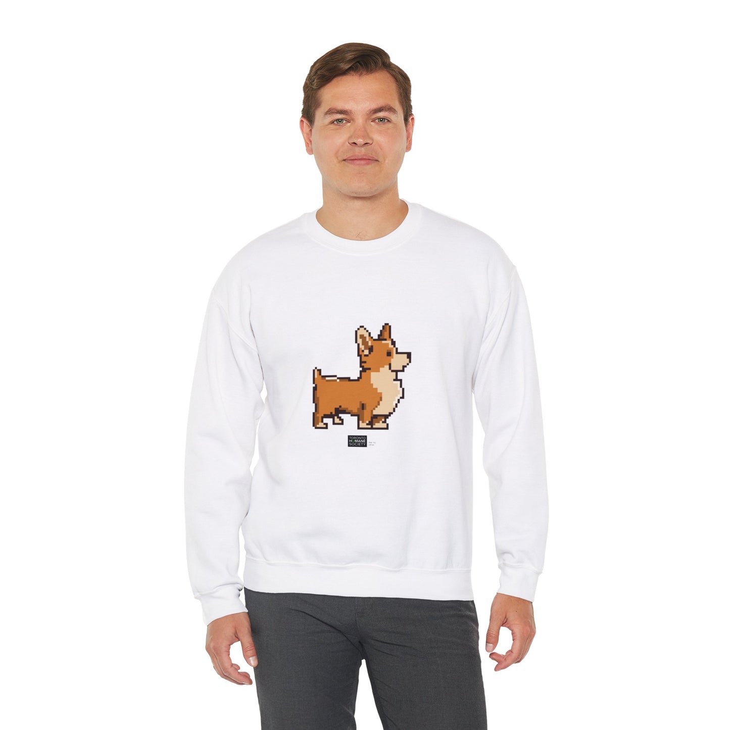 Unisex Crewneck Sweatshirt - Pixelated Dog