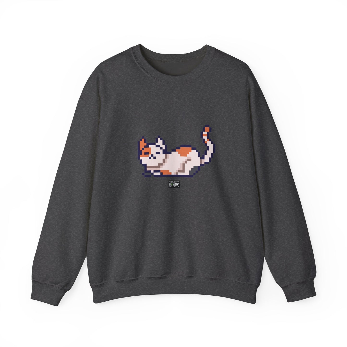 Unisex Crewneck Sweatshirt - Pixelated Cat