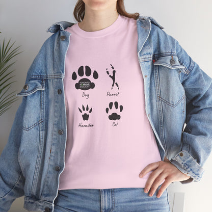 Unisex Cotton Tee - Footprints