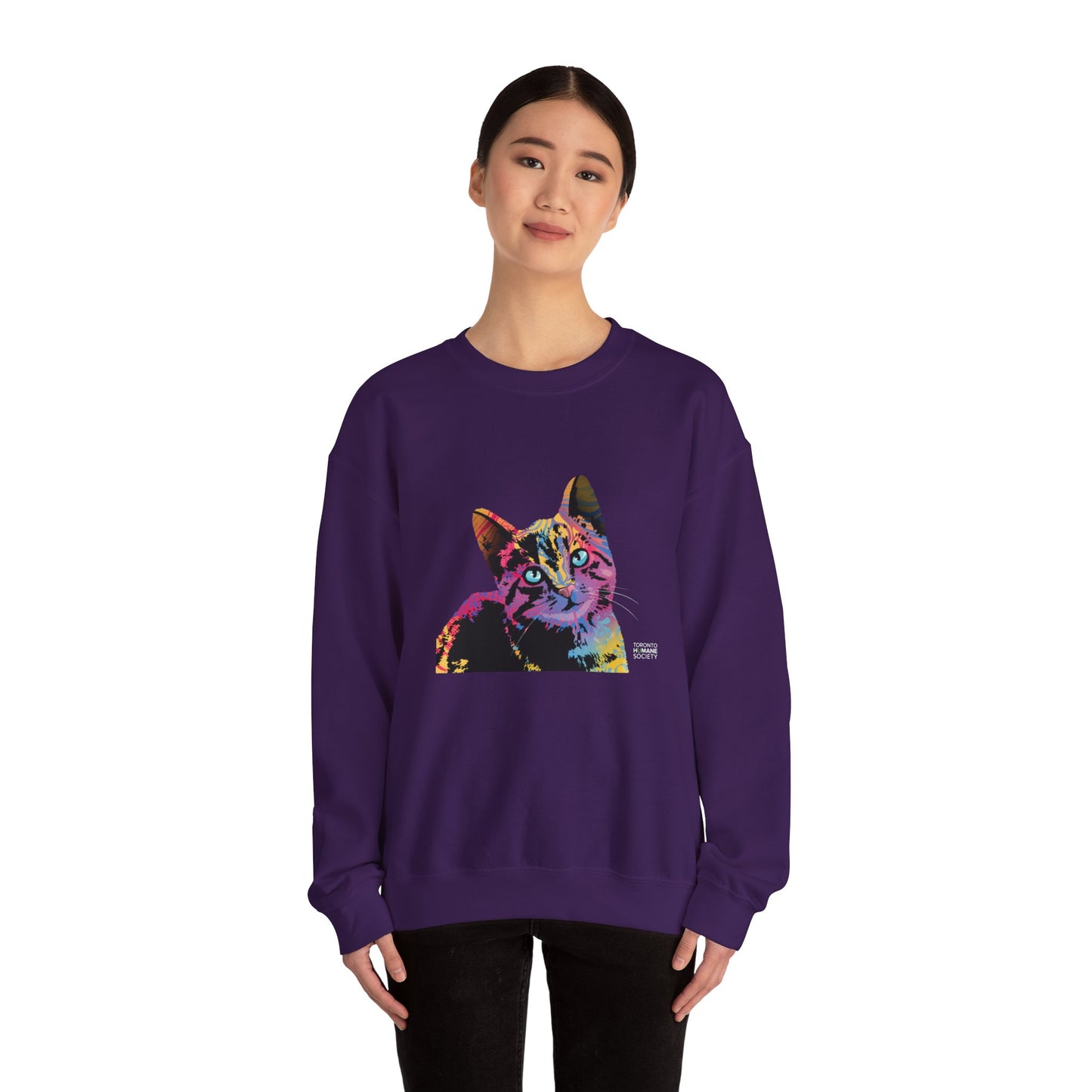 Unisex Sweatshirt - Cat Abstract