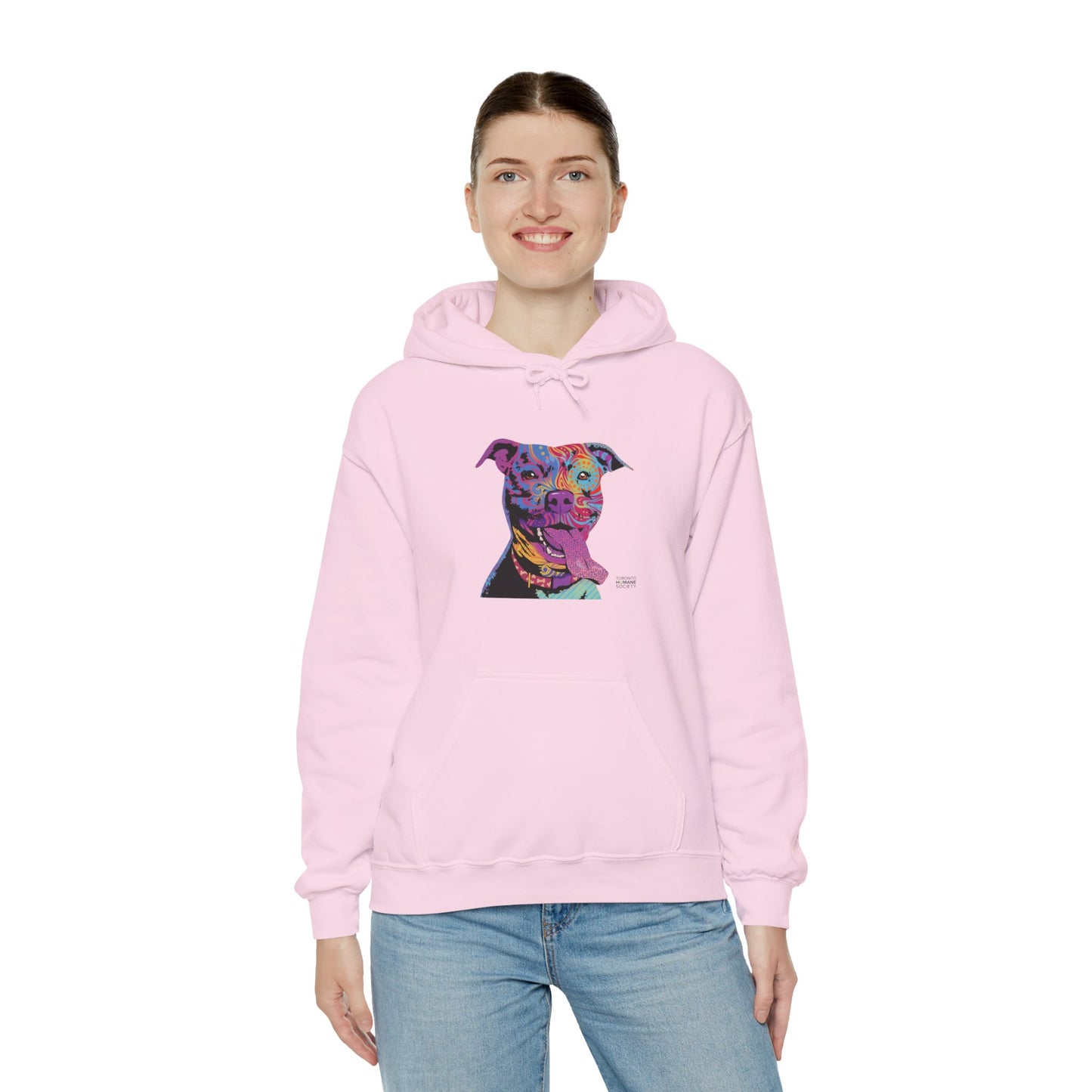 Unisex Hooded Sweatshirt - Abstract Dog