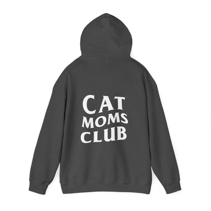 Cat Moms Club, Back Design - Hoodie