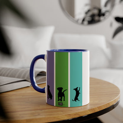 Accent Mug - Dog Silhouettes