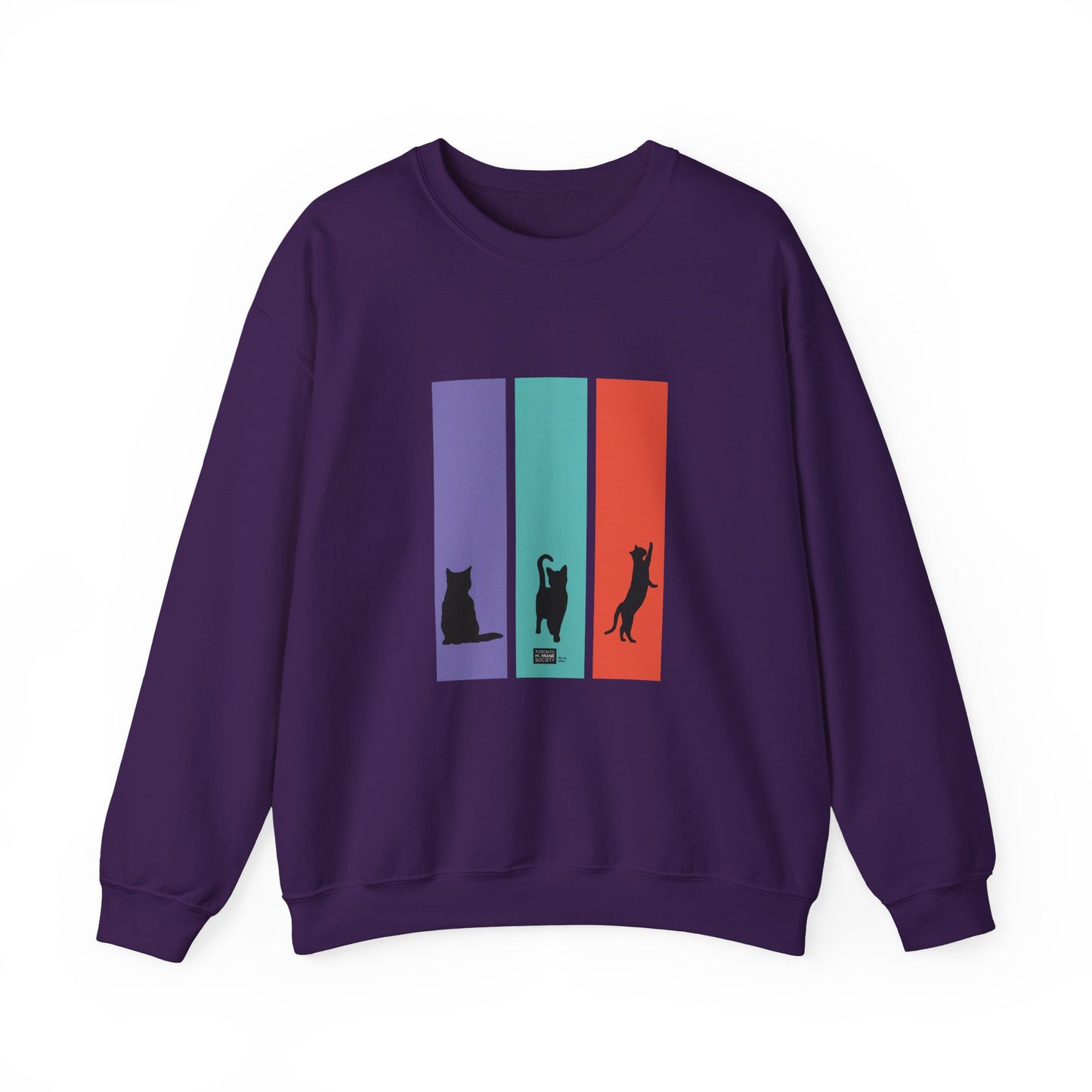 Unisex Sweatshirt - Cat Silhouettes