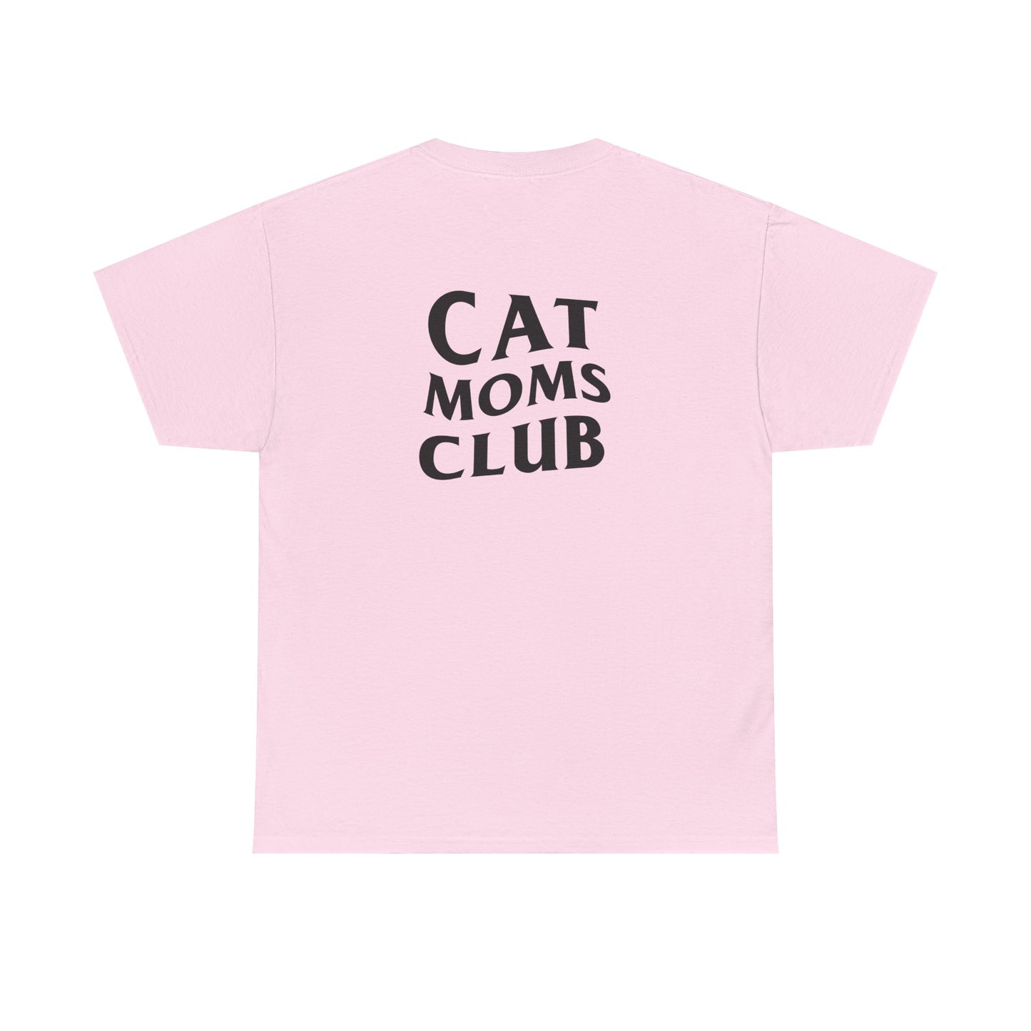 Cat Moms Club, Back Design - Cotton Tee