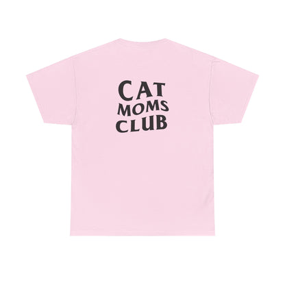 Cat Moms Club, Back Design - Cotton Tee