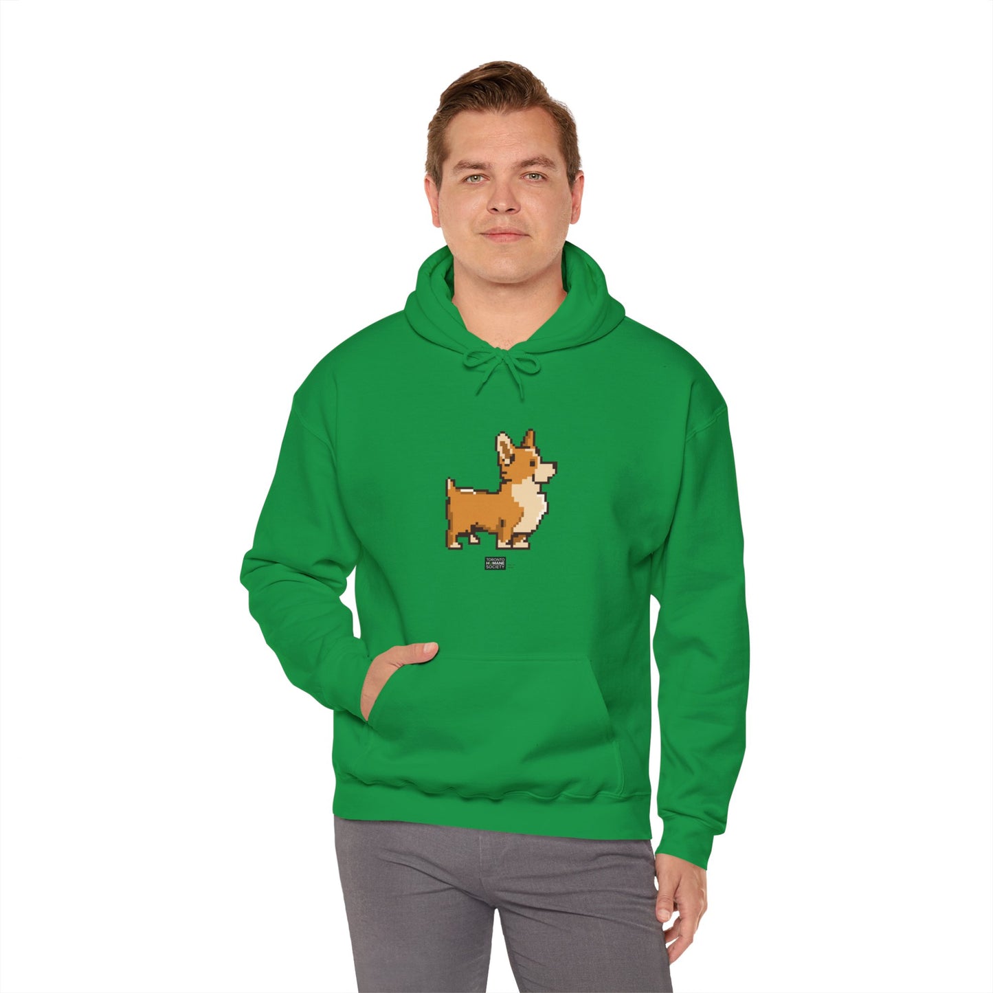 Unisex Hoodie - Pixelated Dog