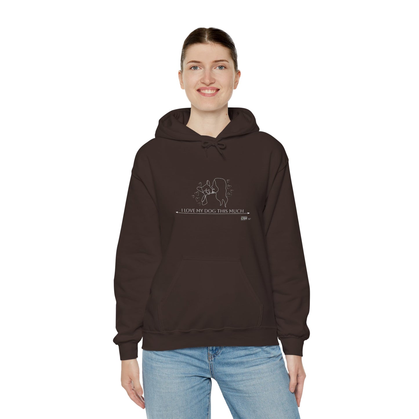 Unisex Hooded Sweatshirt - I Love My Dog This Much