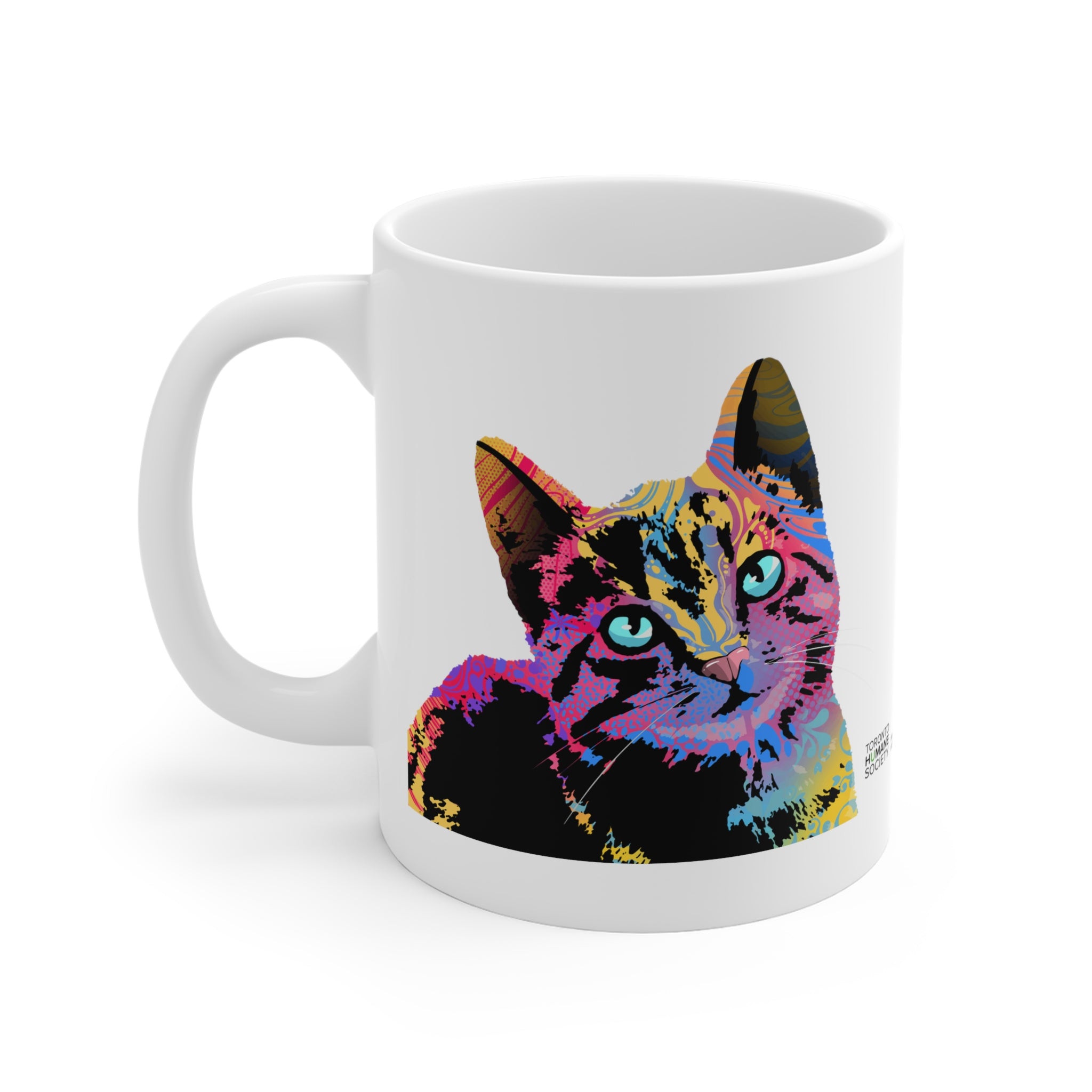 Ceramic Mug - Cat Abstract