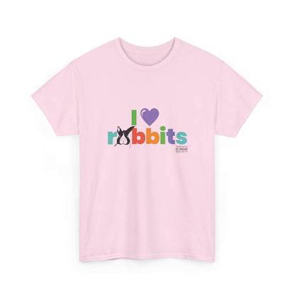 Unisex Cotton Tee - I Love Rabbit