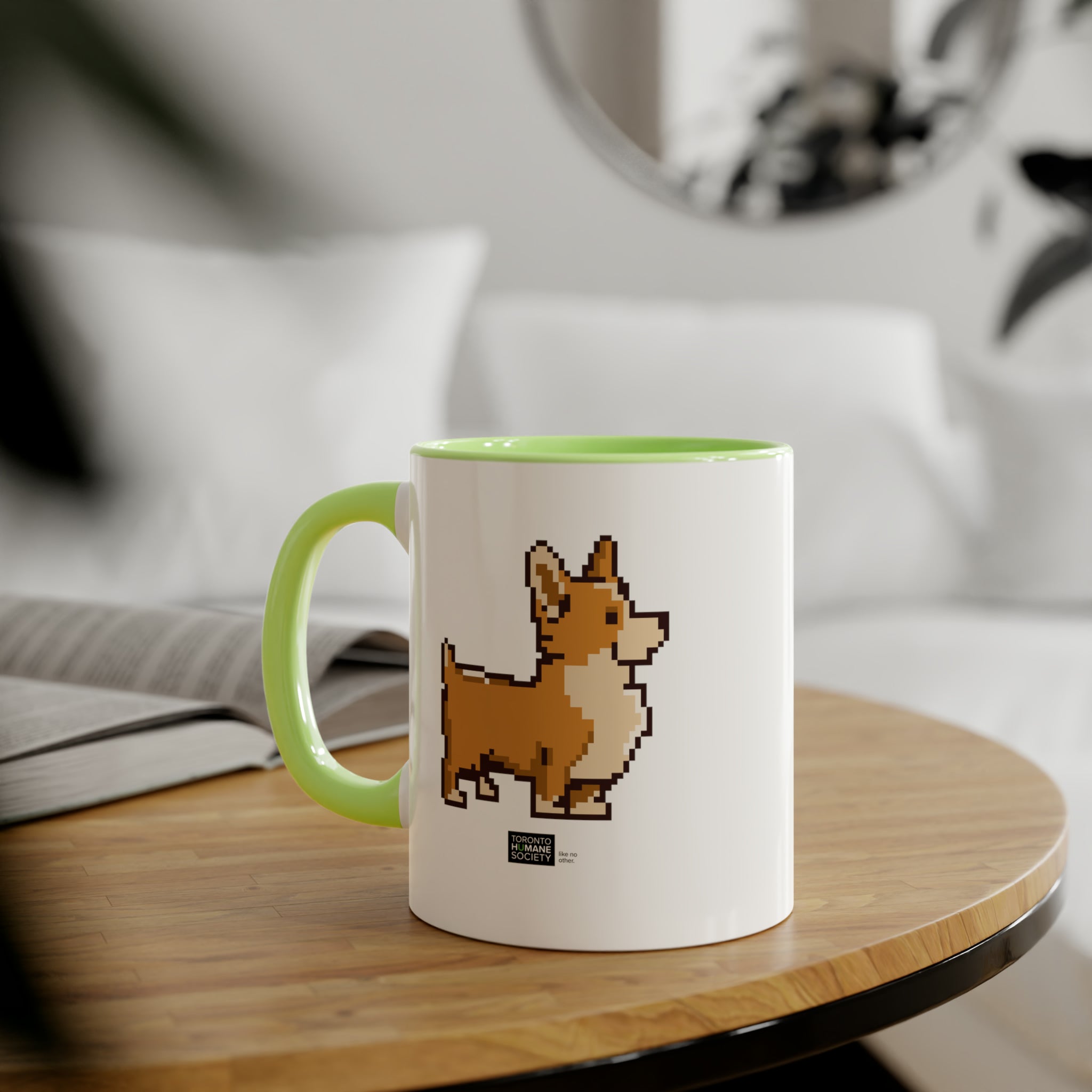 Accent Mug - Pixelated Dog