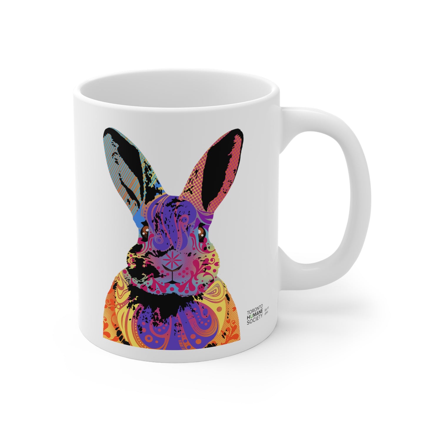 Ceramic Mug - Rabbit Abstract