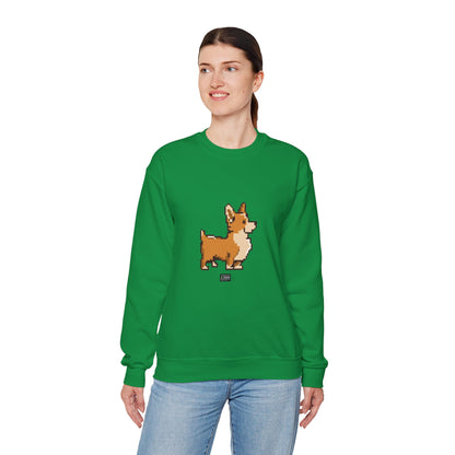 Unisex Crewneck Sweatshirt - Pixelated Dog