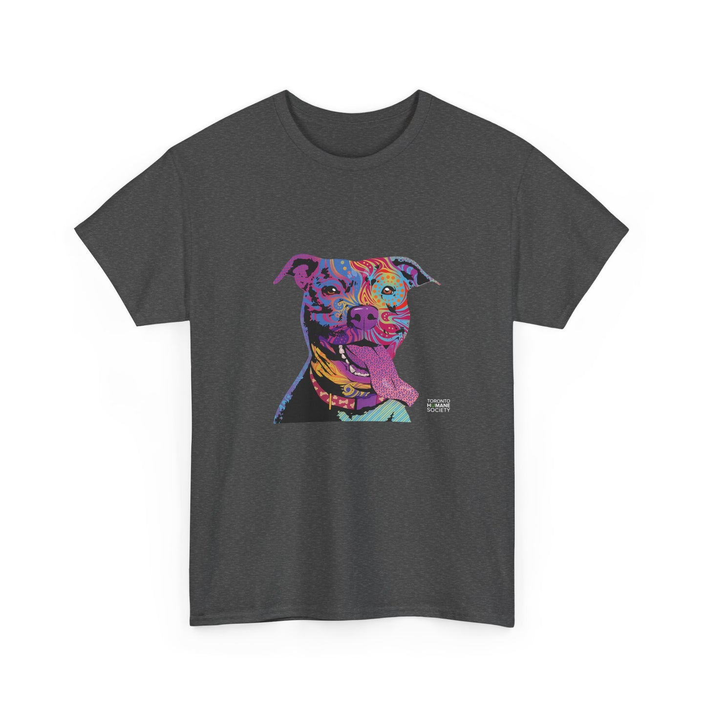 Unisex Cotton Tee - Abstract Dog