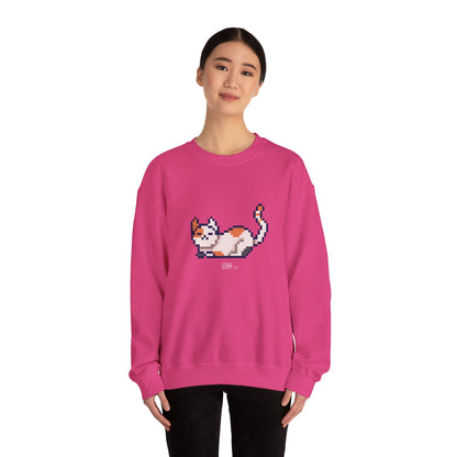 Unisex Crewneck Sweatshirt - Pixelated Cat