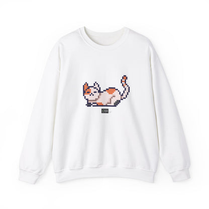 Unisex Crewneck Sweatshirt - Pixelated Cat