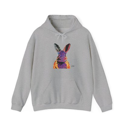 Unisex Hooded Sweatshirt - Abstract Rabbit