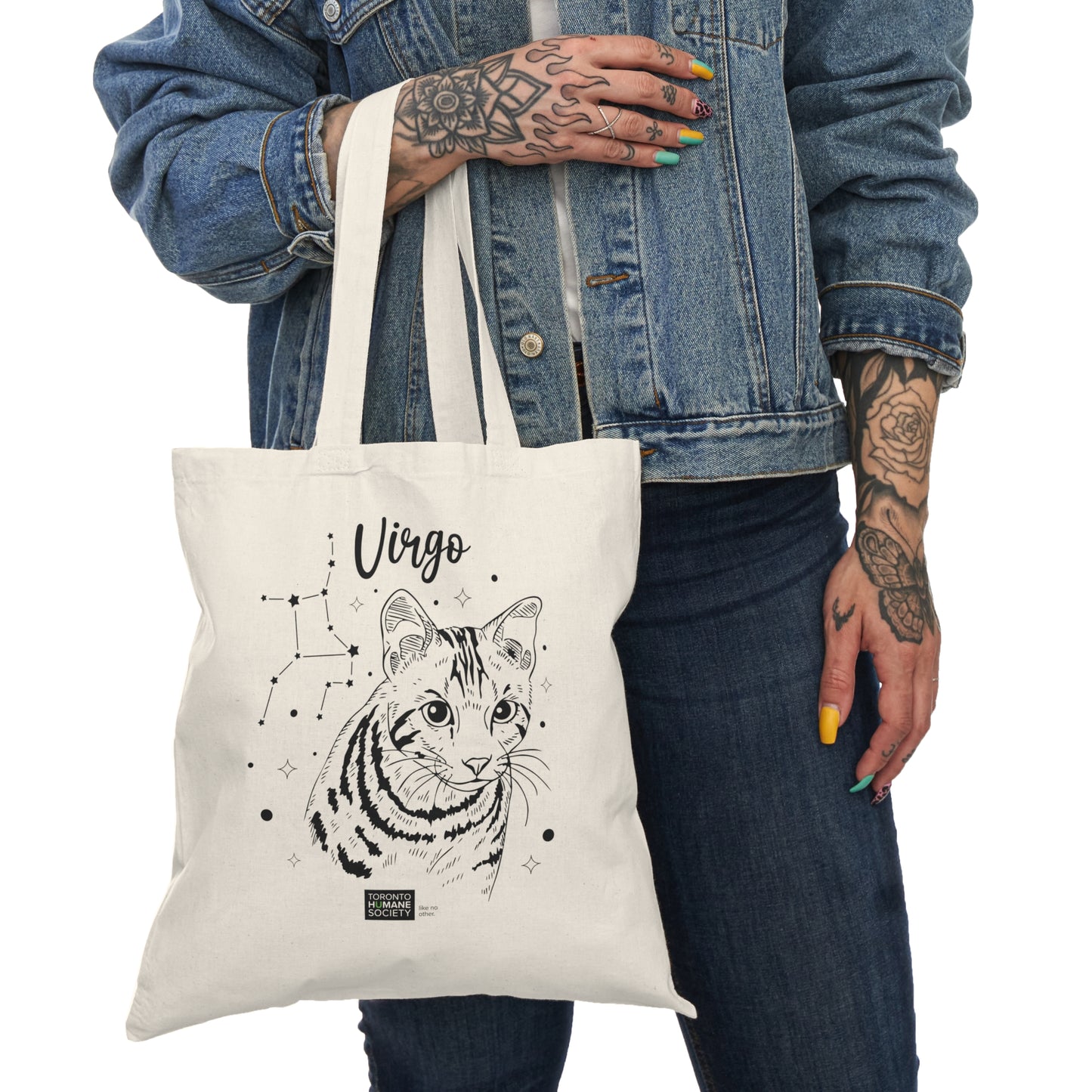 Virgo, Cat Zodiac - Tote Bags