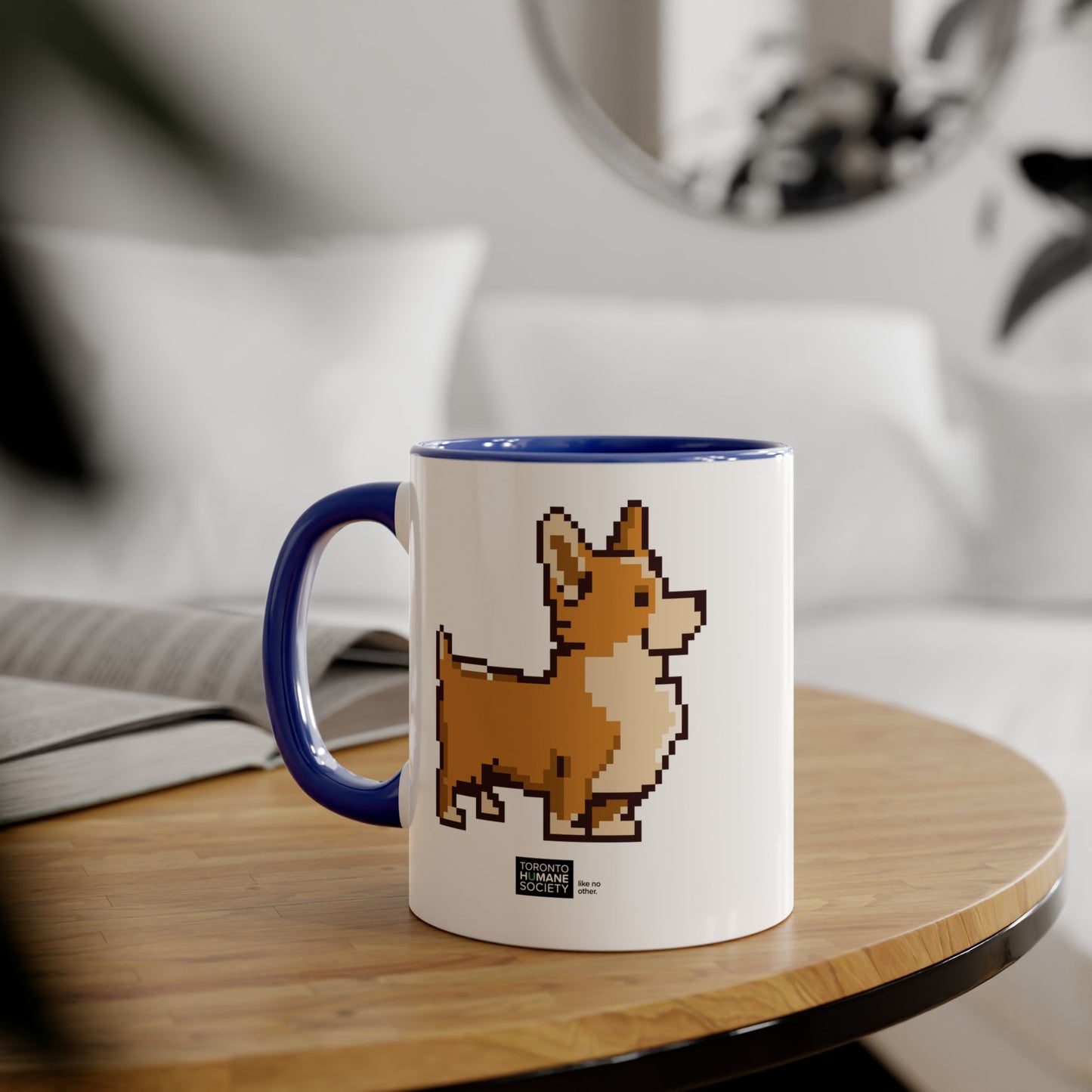 Accent Mug - Pixelated Dog