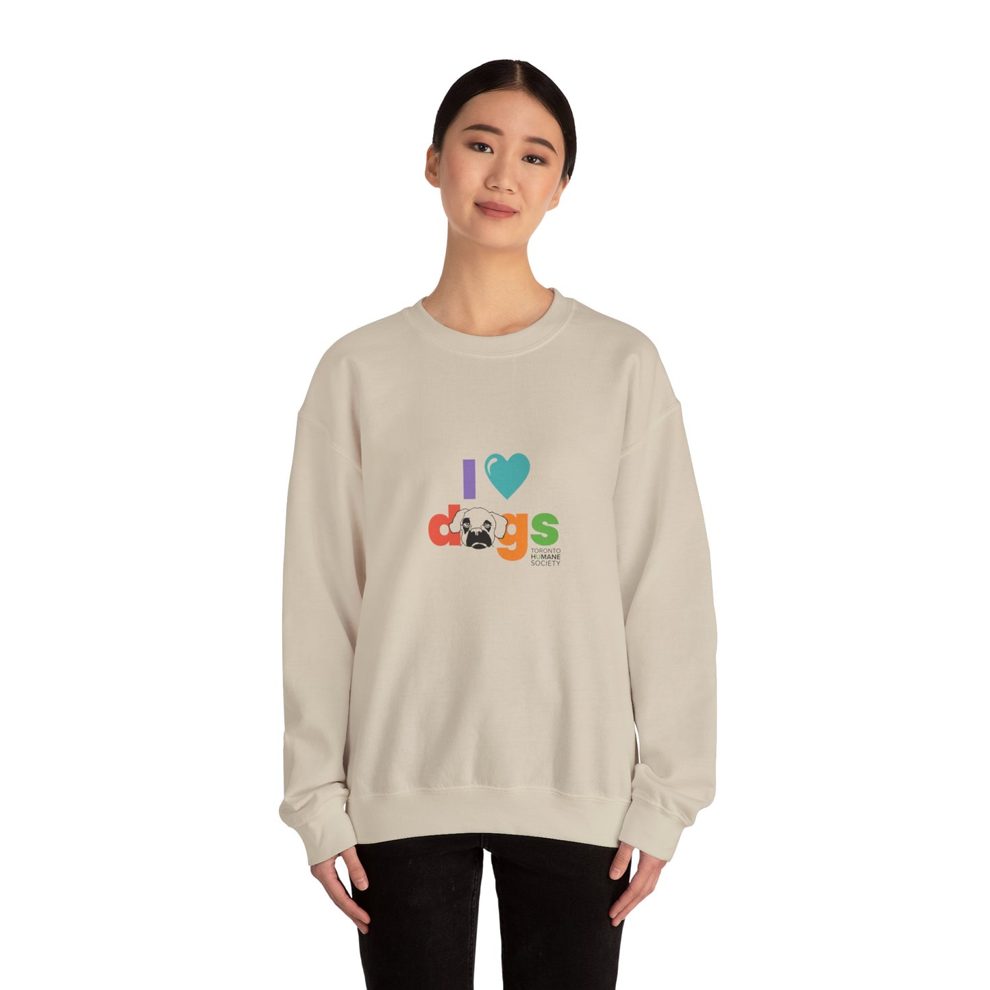 Unisex Crewneck Sweatshirt - I Love Dogs