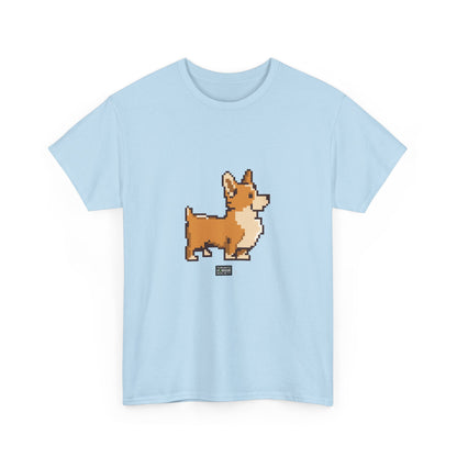 Unisex Cotton Tee - Pixelated Dog