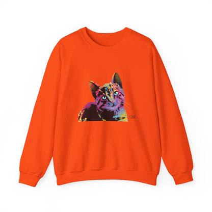 Unisex Sweatshirt - Cat Abstract