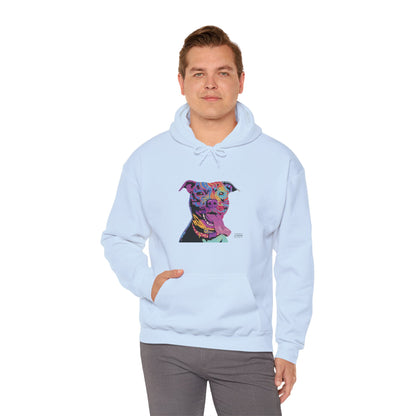 Unisex Hooded Sweatshirt - Abstract Dog