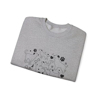 Unisex Crewneck Sweatshirt - Dog Heart