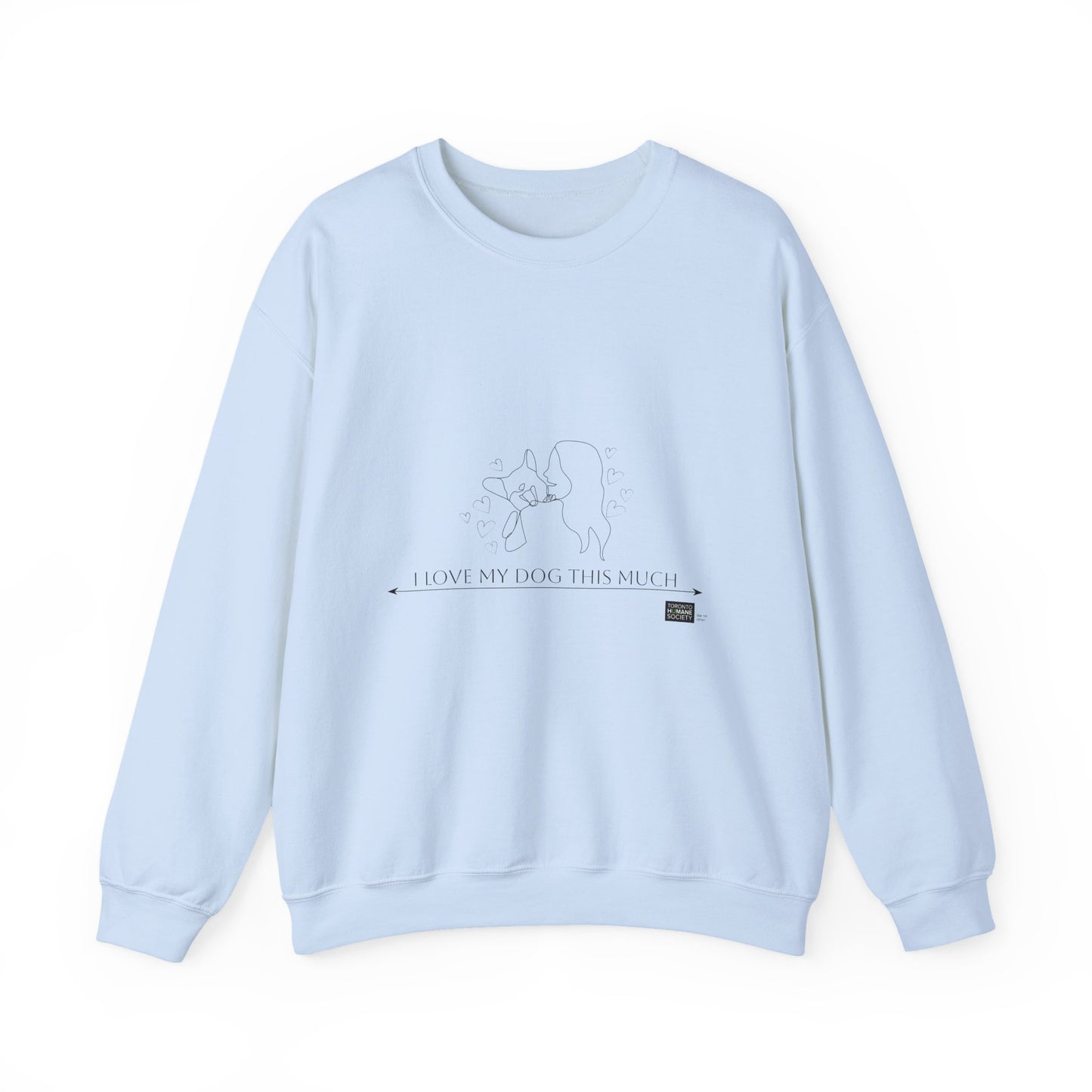 Unisex  Crewneck Sweatshirt - I Love My Dog This Much