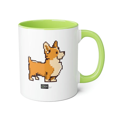 Accent Mug - Pixelated Dog