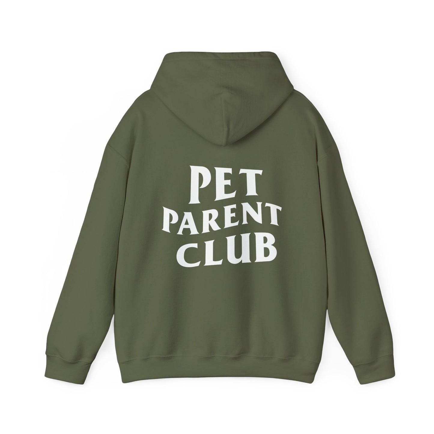 Pet Parent Club, Back Design- Hoodie