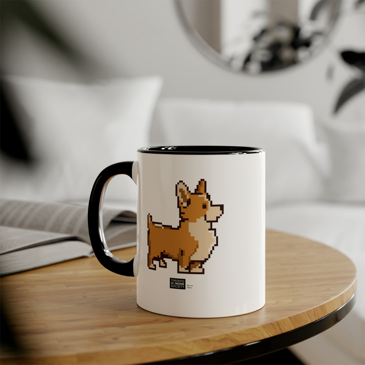 Accent Mug - Pixelated Dog