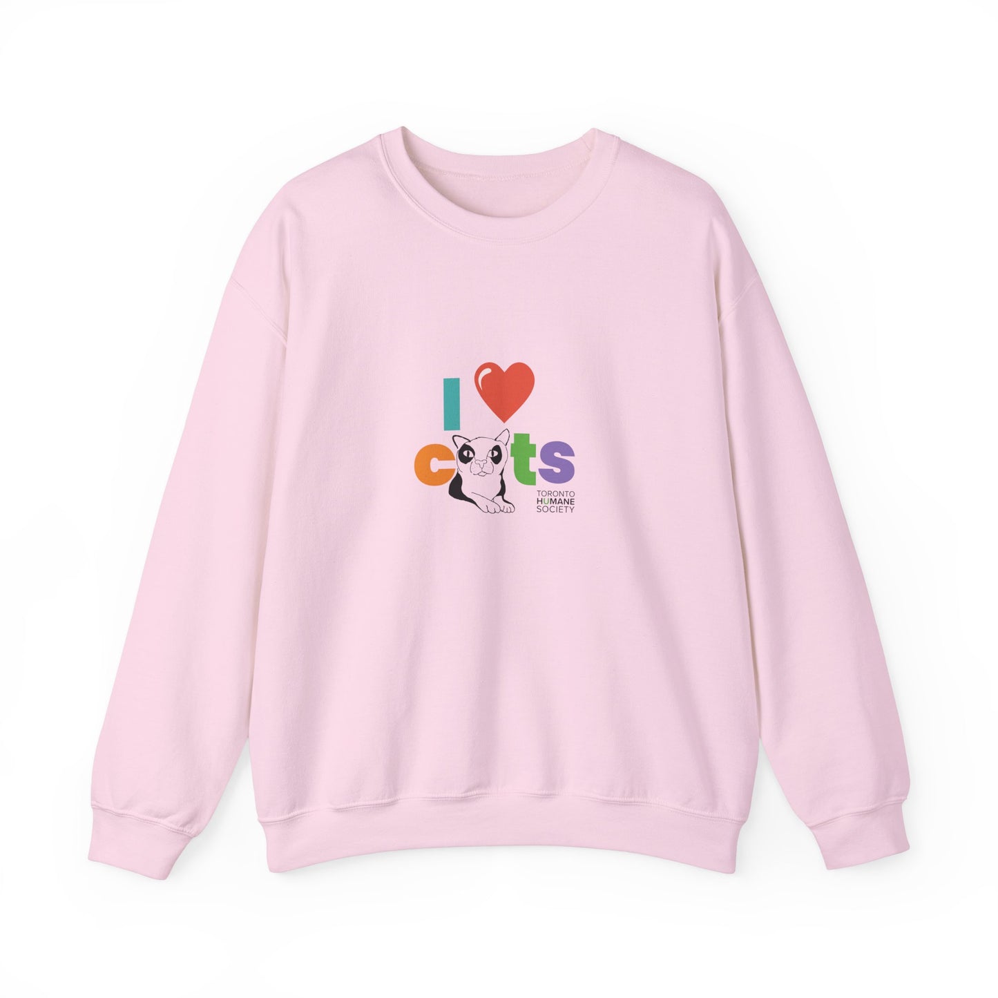 Unisex Crewneck Sweatshirt - I Love Cat