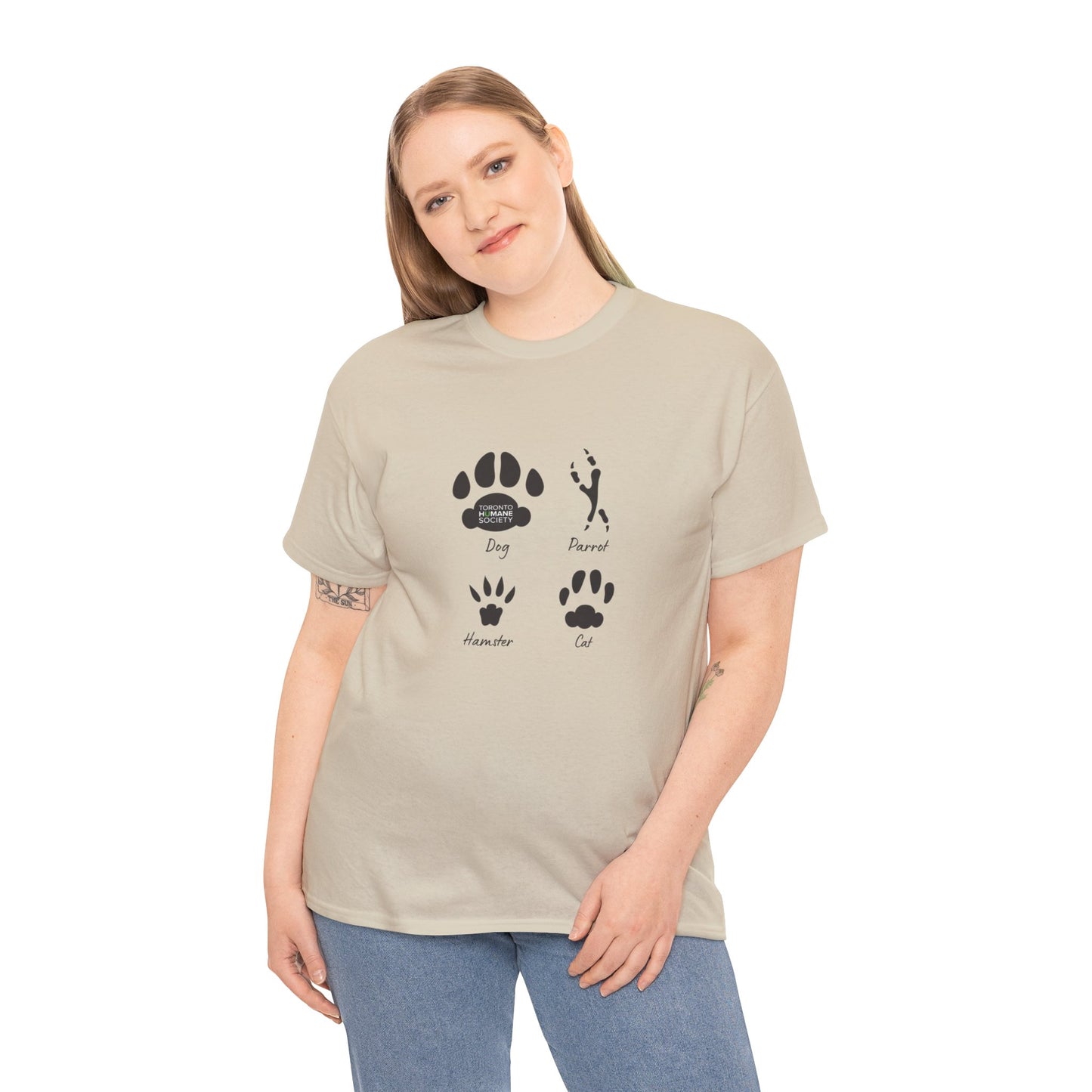 Unisex Cotton Tee - Footprints