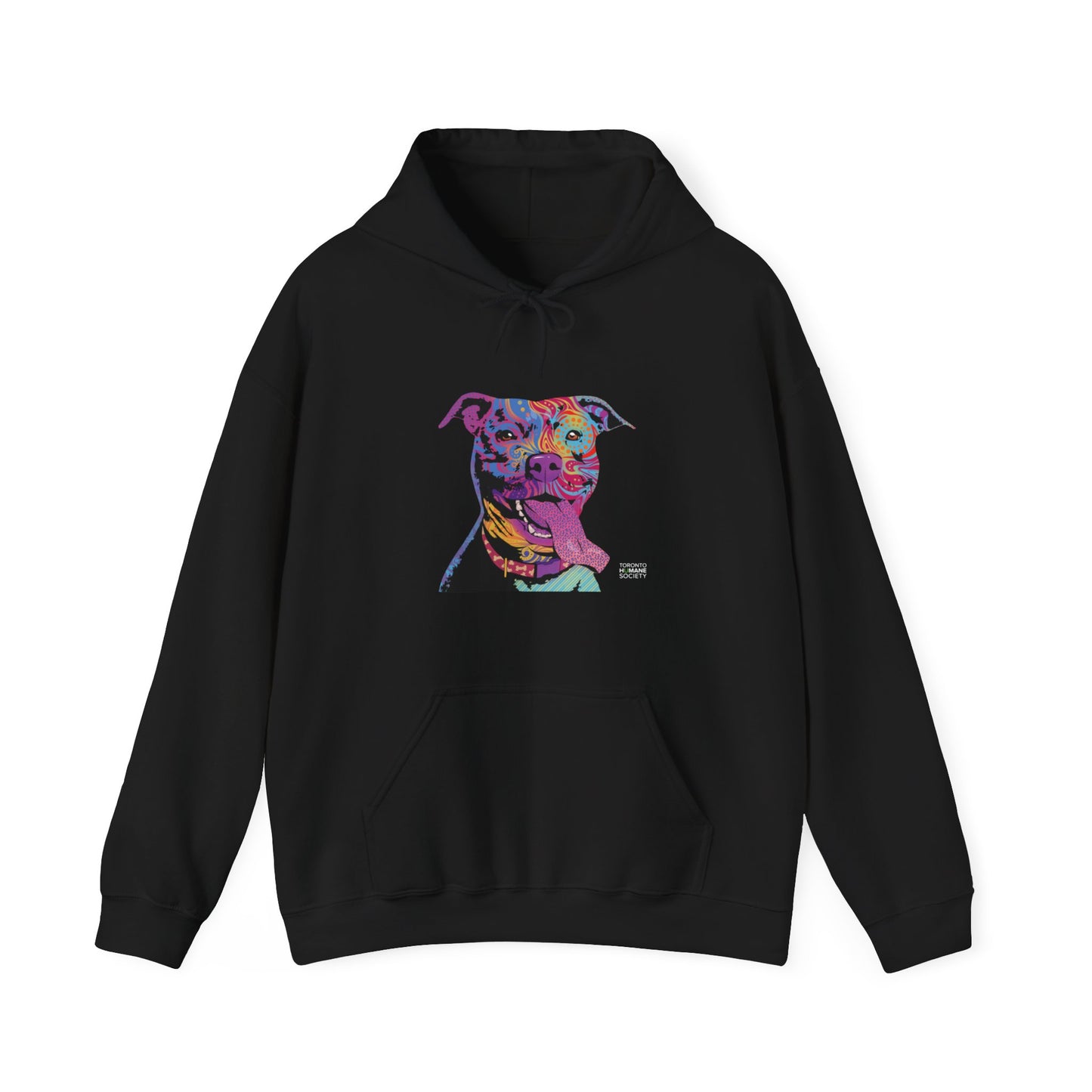 Unisex Hooded Sweatshirt - Abstract Dog