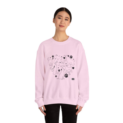 Unisex Crewneck Sweatshirt - Dog Heart