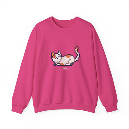 Unisex Crewneck Sweatshirt - Pixelated Cat