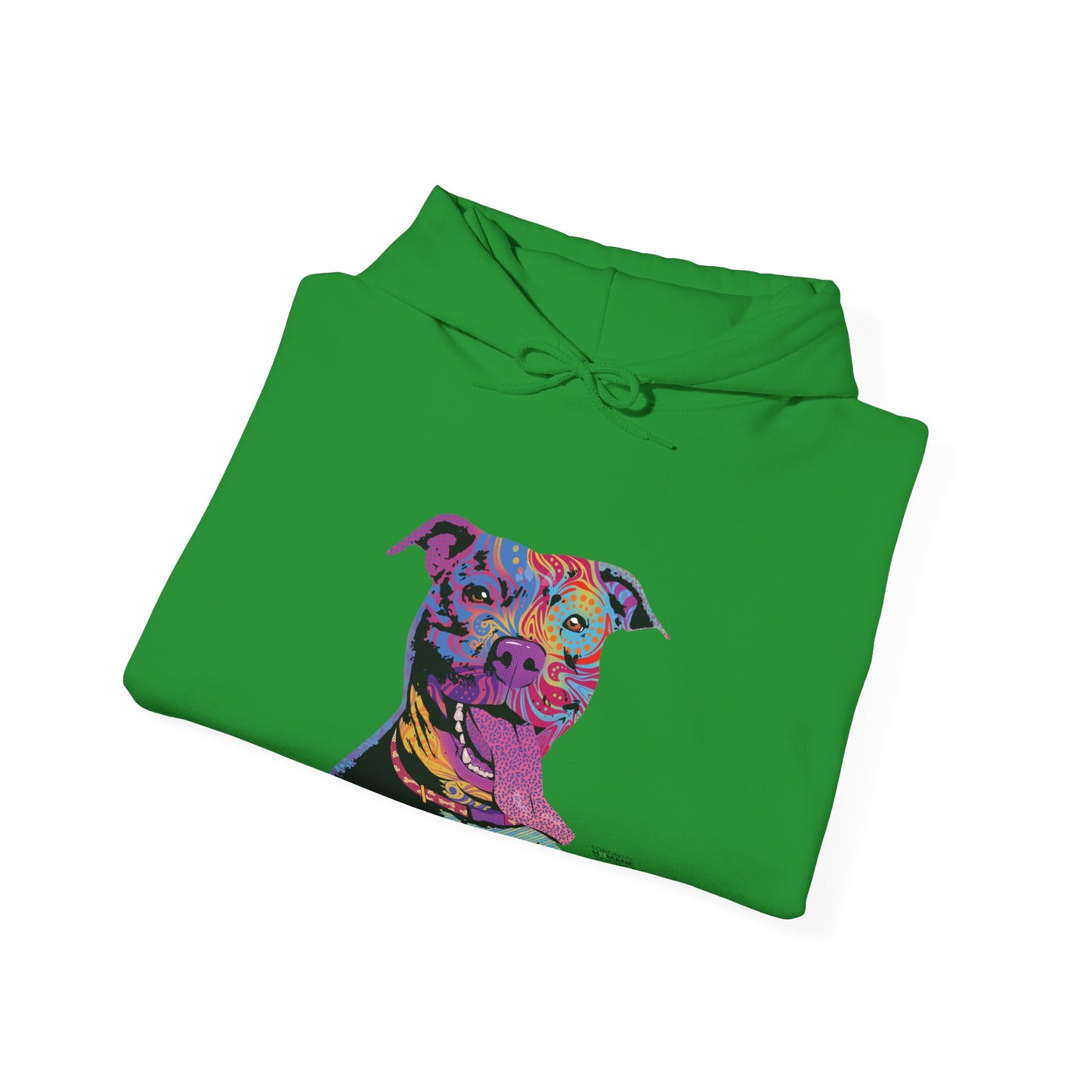 Unisex Hooded Sweatshirt - Abstract Dog