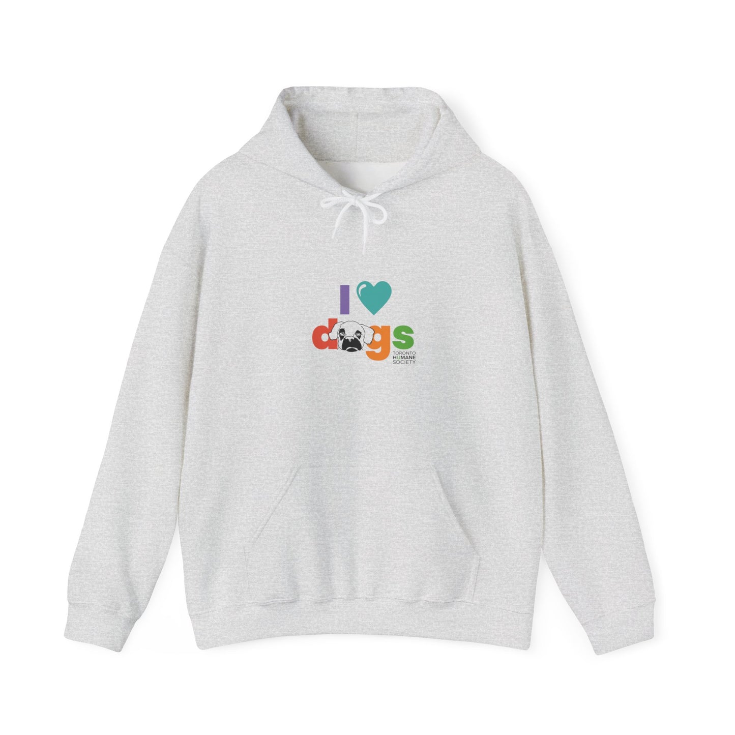 Unisex Hooded Sweatshirt - I Love Dogs