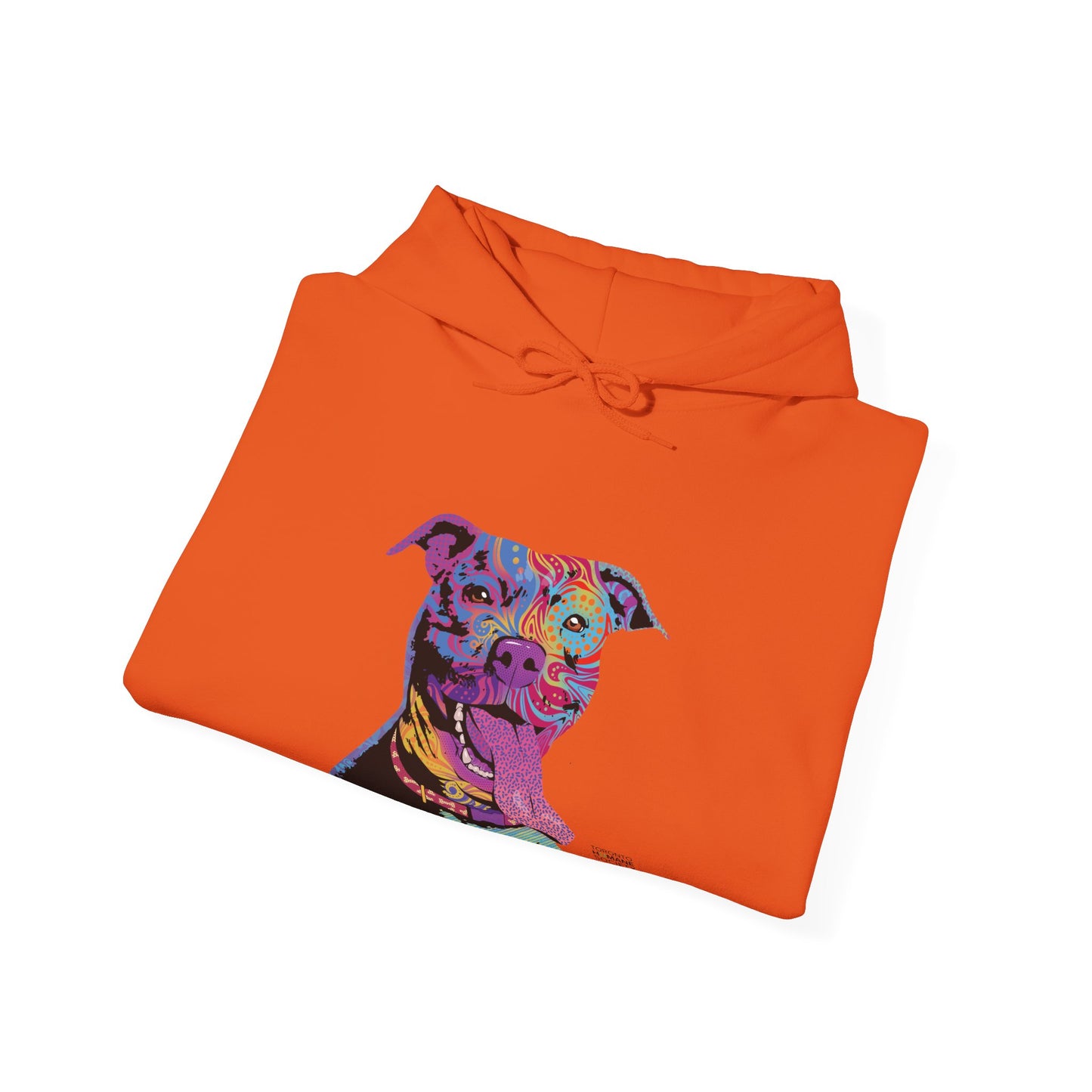 Unisex Hooded Sweatshirt - Abstract Dog