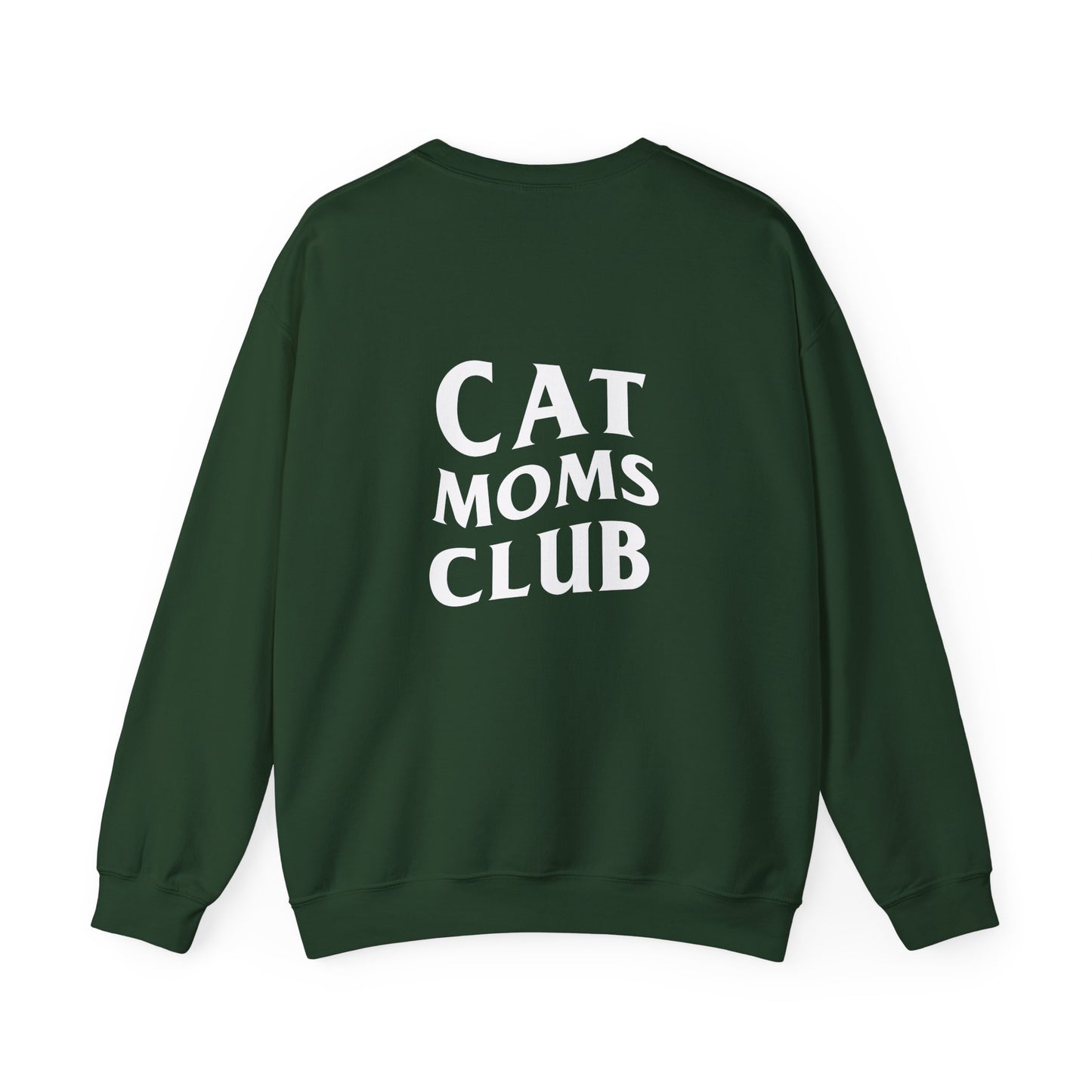 Cat Moms Club, Back Design - Sweatshirt