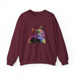 Unisex Sweatshirt - Cat Abstract