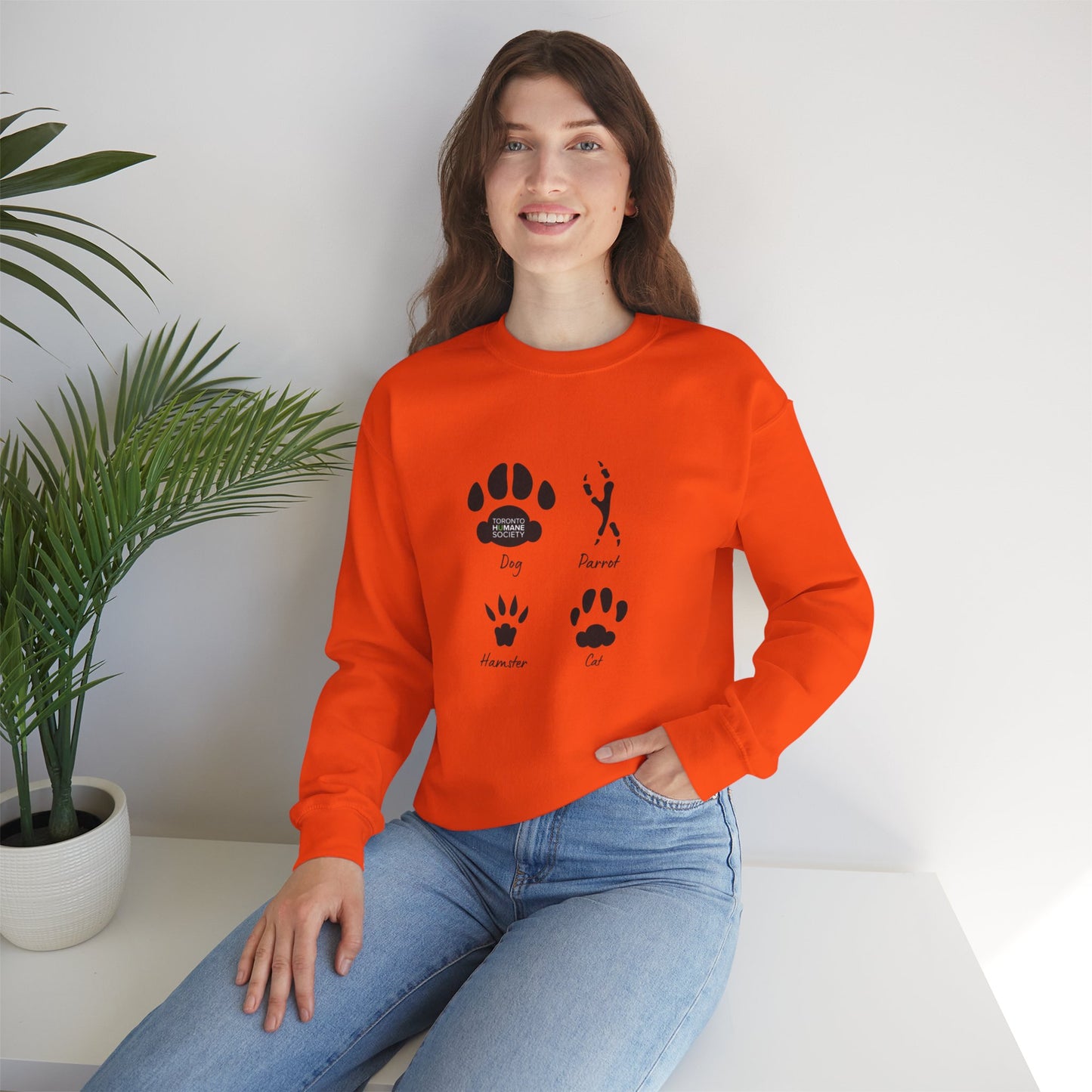 Unisex Crewneck Sweatshirt - Footprint