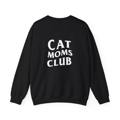 Cat Moms Club, Back Design - Sweatshirt