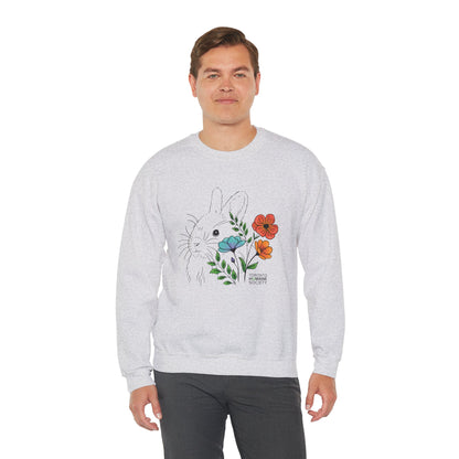 Sweatshirt - Floral Rabbit