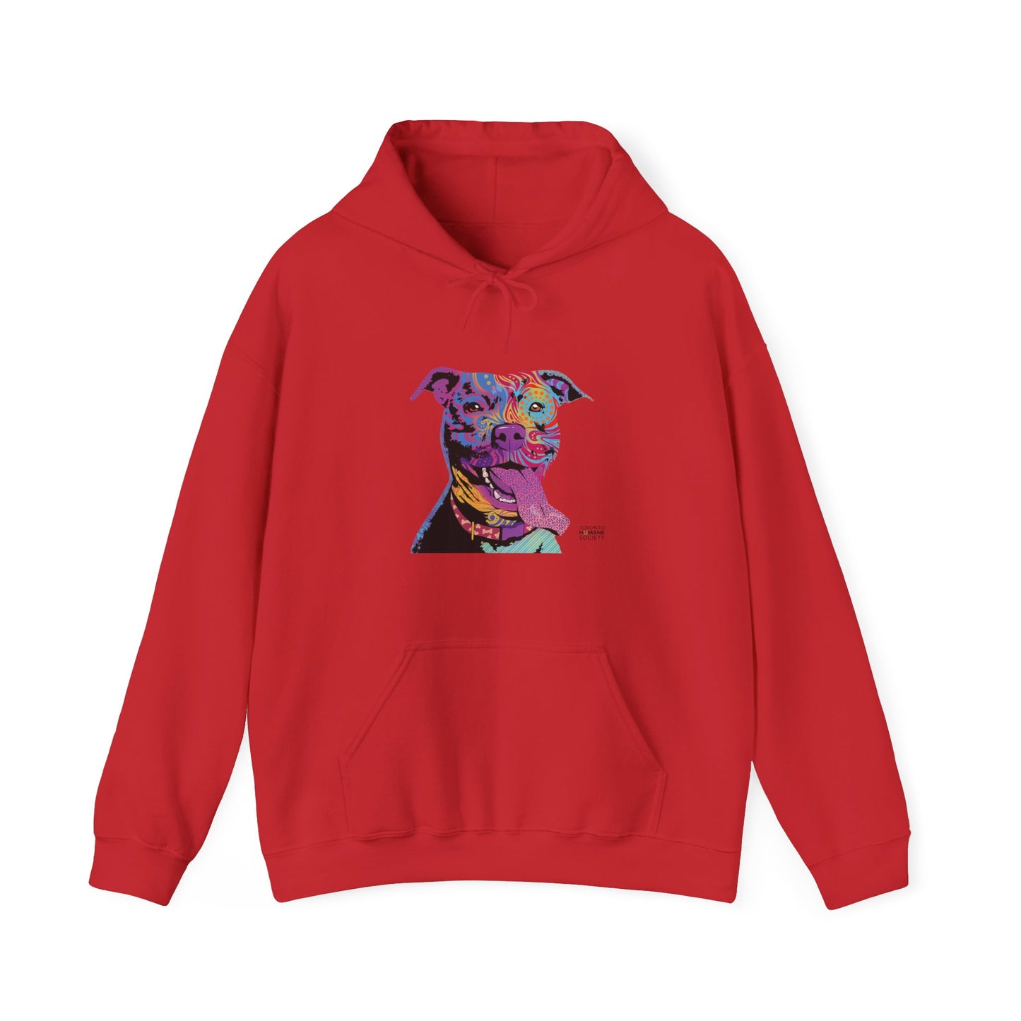 Unisex Hooded Sweatshirt - Abstract Dog