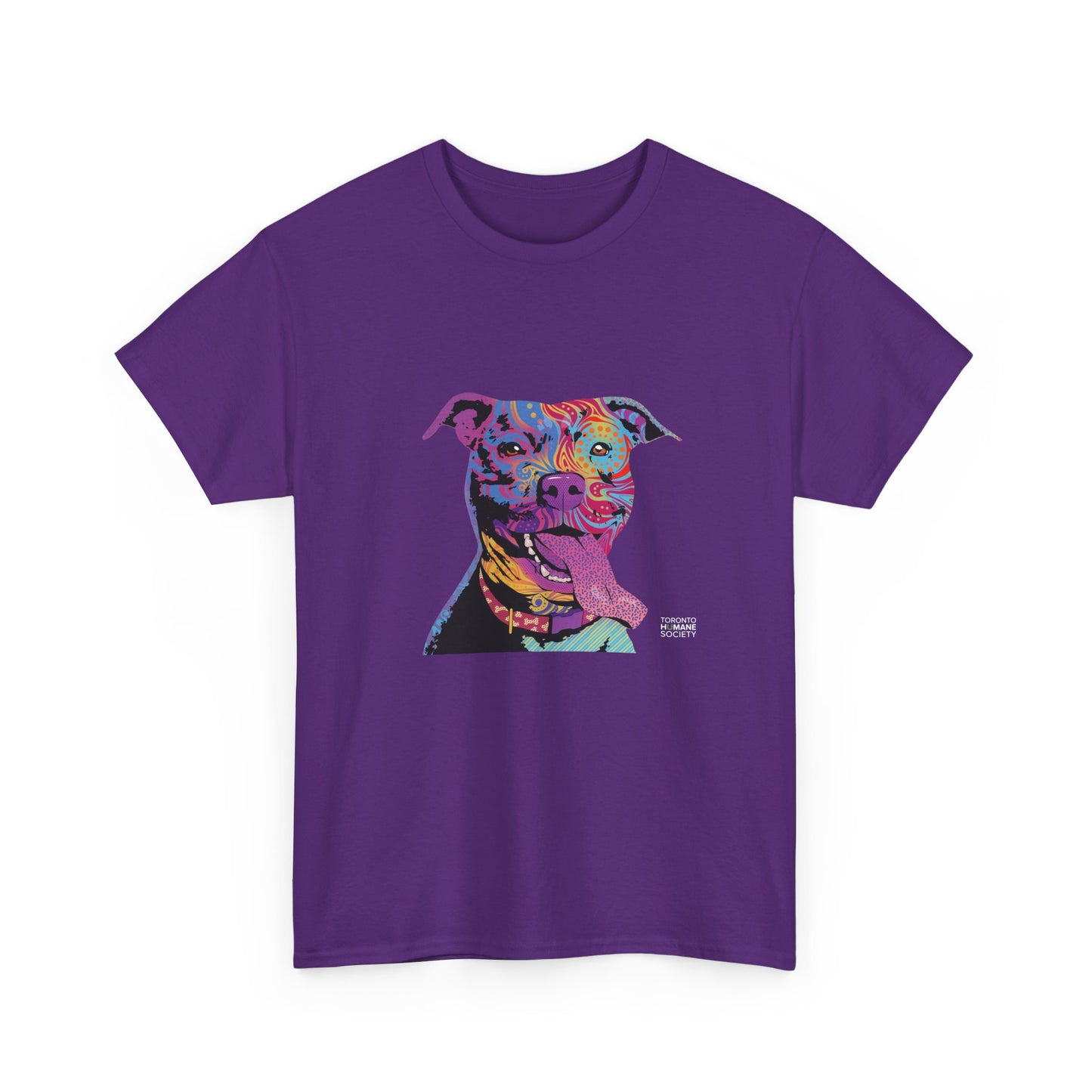 Unisex Cotton Tee - Abstract Dog